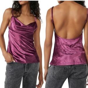 NWOT-FP Intimately -  All Velvet Tunic - SM